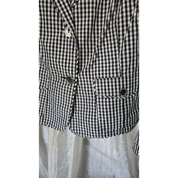 Gingham pattern Blazer Jacket Tribal  Sz XL/14 - Picture 2 of 6